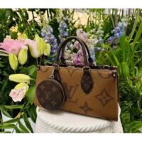 Louis Vuitton LV Women OnTheGo East West Giant Monogram Monogram Reverse Coated Canvas (1)