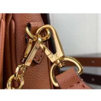 Louis Vuitton LV Women Oxford Cognac Grained Calf Leather Microfiber Lining (3)