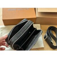 Louis Vuitton Unisex LV Alpha Wearable Wallet Monogram Eclipse Coated Canvas Cowhide Leather (5)