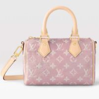 Louis Vuitton LV Women Seedy Bandoulière 20 Pink Monoglam Rose Monoglam Coated Canvas (11)