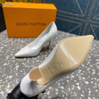 Louis Vuitton LV Women Sparkle Pump Ivory White Lamb Leather Outsole 9.5 Cm Heel (7)