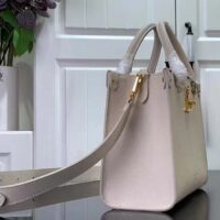 Louis Vuitton LV Women Lock & Go White Grained Calf Leather Microfiber Lining (3)