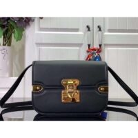 Louis Vuitton Women LV Orsay MM Handbag Black Cowhide Leather Flap Closure N-Lock (7)