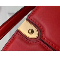 Louis Vuitton Women LV Orsay MM Handbag Red Cowhide Leather Flap Closure N-Lock (4)