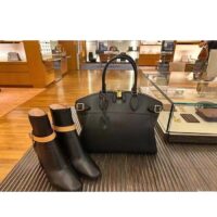 Louis Vuitton LV Women Lock It MM Black Taurillon Leather Smooth Calfskin Calf Leather (12)