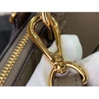 Louis Vuitton LV Women Lock It MM Earth Taurillon Leather Smooth Calfskin Calf Leather (2)