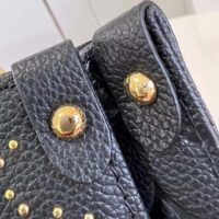 Louis Vuitton LV Women Onthego PM Black Monogram Empreinte Grained Cowhide Leather Studs (6)