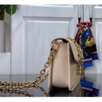 Louis Vuitton LV Women Wallet On Chain Métis Cream Monogram Empreinte Embossed Supple Grained Cowhide Leather (2)