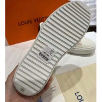 Louis Vuitton Unisex LV Time Out Sneaker White Monogram-Debossed Calf Leather (9)