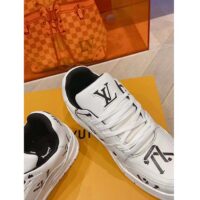 Louis Vuitton Unisex LV Trainer Sneaker Black Mix of Sustainable Materials (6)