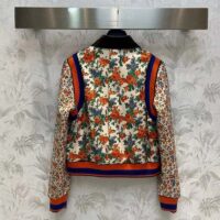 Louis Vuitton Women LV Reversible Mixed Floral Bomber Jacket Silk Multicolor Regular Fit (1)