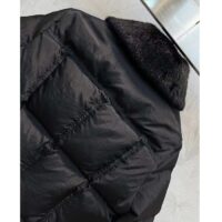 Louis Vuitton Women LV SKI Crinkled Nylon Peplum Puffer Jacket Polyamide Black (6)