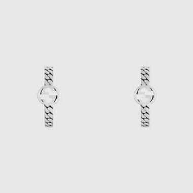 Gucci Women Interlocking G Hoop Earrings