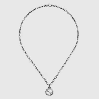 Gucci Women Interlocking G Pendant Necklace