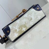 Louis Vuitton Unisex LV Steamer Wearable Wallet Ink Blue Monogram Bleach Coated Canvas (3)