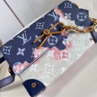 Louis Vuitton Unisex LV Steamer Wearable Wallet Ink Blue Monogram Bleach Coated Canvas (3)