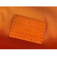 Louis Vuitton Unisex Steamer Wearable Wallet Orange Taurillon Monogram Cowhide Leather (4)