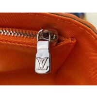 Louis Vuitton Unisex Steamer Wearable Wallet Orange Taurillon Monogram Cowhide Leather (4)