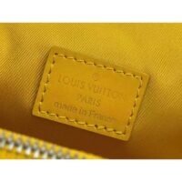 Louis Vuitton Unisex Steamer Wearable Wallet Yellow Taurillon Monogram Cowhide Leather (3)