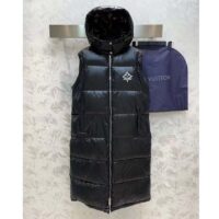 Louis Vuitton Women LV Glossy Long Puffer Coat Black Regular Fit Polyamide (6)