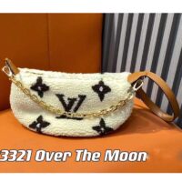 Louis Vuitton LV Women SKI Over The Moon Cream Brown Shearling Cowhide-Leather Textile Lining (9)