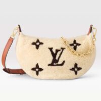 Louis Vuitton LV Women SKI Over The Moon Cream Brown Shearling Cowhide-Leather Textile Lining (9)