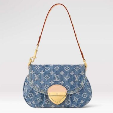 Louis Vuitton LV Women Sunset Denim Blue Monogram Global Organic Textile-Certified Cotton Canvas