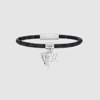 Louis Vuitton Men LV Icon Trainer Leather Bracelet (1)