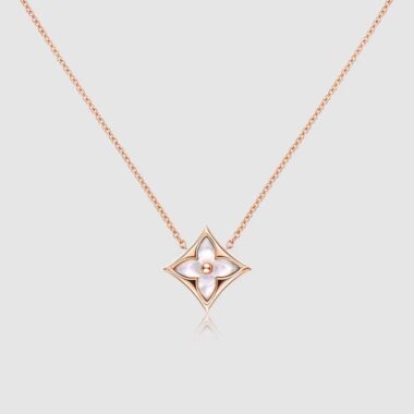 Louis Vuitton Women Color Blossom Star Pendant in Pink Gold