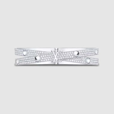 Louis Vuitton Women Empreinte Bangle White Gold