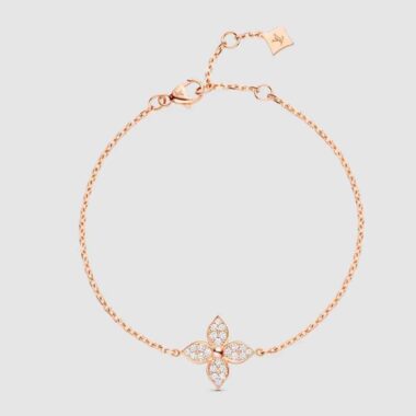 Louis Vuitton Women Idylle Blossom Bracelet Pink Gold and Diamonds