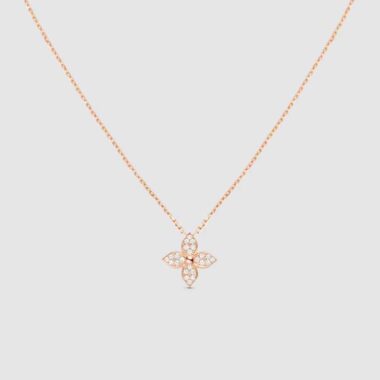 Louis Vuitton Women Idylle Blossom Pendant Pink Gold And Diamonds