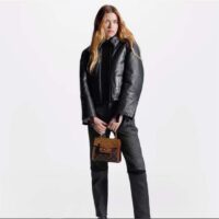 Louis Vuitton Women LV Dauphine Capitale Monogram Reverse Coated Canvas Cowhide-Leather (13)