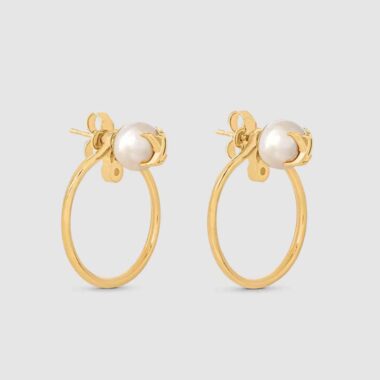 Louis Vuitton Women LV Eclipse Pearls Earrings