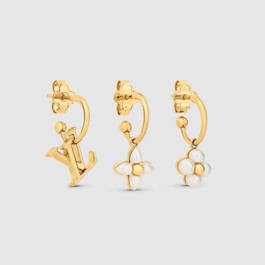 Louis Vuitton Men LV Floragram Earrings