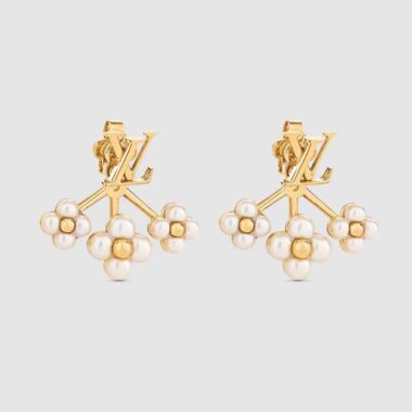 Louis Vuitton Men LV Floragram Earrings