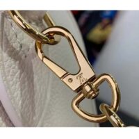 Louis Vuitton Women LV Speedy Bandoulière 20 Latte Candy Blue Embossed Grained Cowhide Leather (7)