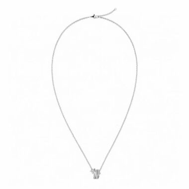 Chanel Women CC Étoile Filante Necklace 18K White Gold Diamonds