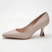 Louis Vuitton LV Women Sparkle Slingback Pump Beige Calf Leather Elasticized 6.5 Cm Heel (3)