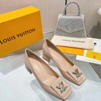 Louis Vuitton Women LV Shake Pump Beige Patent Calf Leather (2)