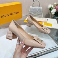 Louis Vuitton Women LV Shake Pump Beige Patent Calf Leather (2)