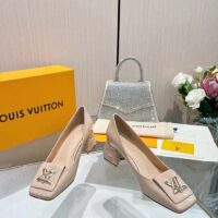 Louis Vuitton Women LV Shake Pump Beige Patent Calf Leather (2)