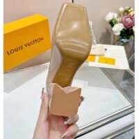 Louis Vuitton Women LV Shake Pump Beige Patent Calf Leather 9.5 CM Heel (3)