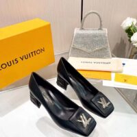 Louis Vuitton Women LV Shake Pump Black Calf Leather 5.5 CM Heel (4)