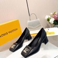 Louis Vuitton Women LV Shake Pump Black Calf Leather 5.5 CM Heel (4)