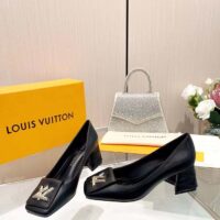 Louis Vuitton Women LV Shake Pump Black Calf Leather 5.5 CM Heel (4)