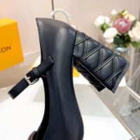 Louis Vuitton Women LV Shake Pump Black Calf Leather 9.5 CM Heel (6)