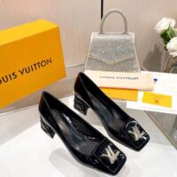 Louis Vuitton Women LV Shake Pump Black Patent Calf Leather (7)