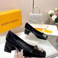 Louis Vuitton Women LV Shake Pump Black Patent Calf Leather (7)