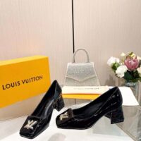 Louis Vuitton Women LV Shake Pump Black Patent Calf Leather (7)